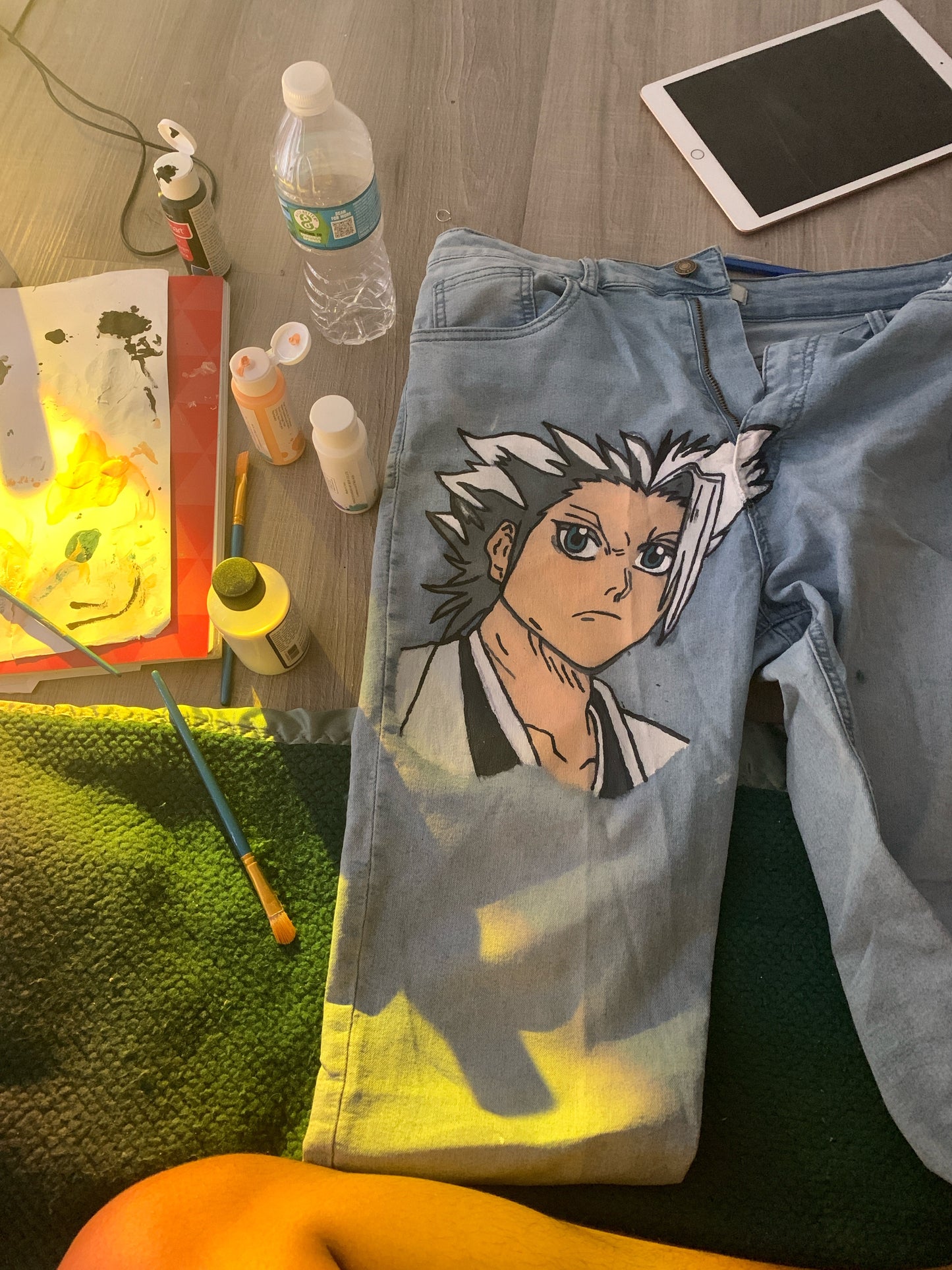 CUSTOM ARTWORK ON CLOTHING (PANTS, SHIRTS, HATS AND JACKETS)